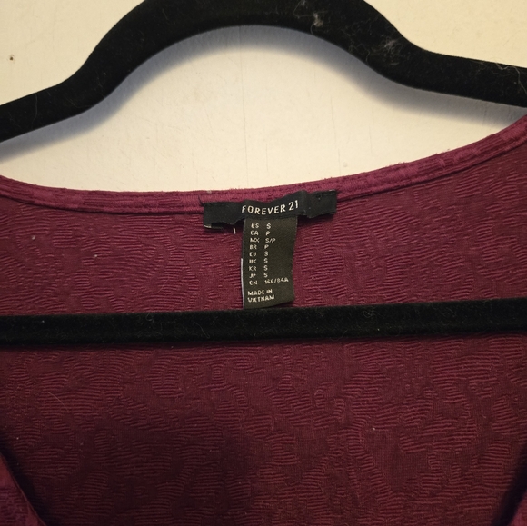 Berry Magenta damask forever 21 dress - Picture 3 of 4